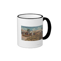Tarpon Springs, FL - Scene of Sponge Exchange Mugs