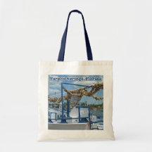 Tarpon Springs Sponge Boat Canvas Bag