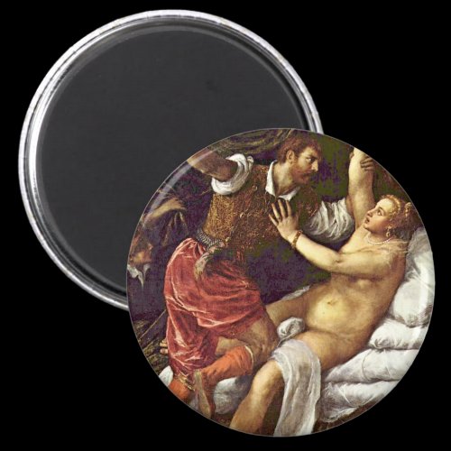 Tarquinius And Lucretia By Tizian Magnets