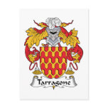 Tarragone Family Crest postcards