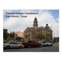 Tarrant County Courthouse (Day) Postcard