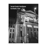 Tarrant County Courthouse (Night) Postcard