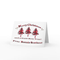 Tartan Christmas Card