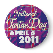 Tartan Day 2011 Button: Huge buttons