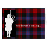 Tartan Day Bagpiper Card