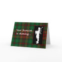 Tartan Day Scottish Bagpiper card