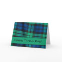 Tartan Day Scottish Holiday card