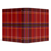 Tartan Fabric Texture Vinyl Binders