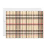 Tartan Fabric Texture Invite