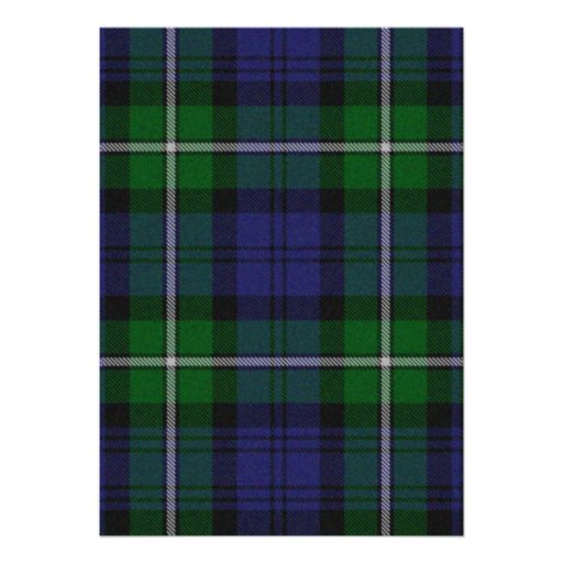 Tartan Plaid Wedding Invitation