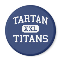 Tartan - Titans - High - Saint Paul Minnesota magnets by customteamsportswear Tartan - Titans - High - Saint Paul Minnesota magnets
