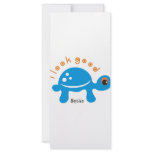 tartaruga personalized rack card
