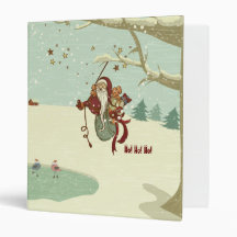 Tarzan Santa 3 Ring Binder