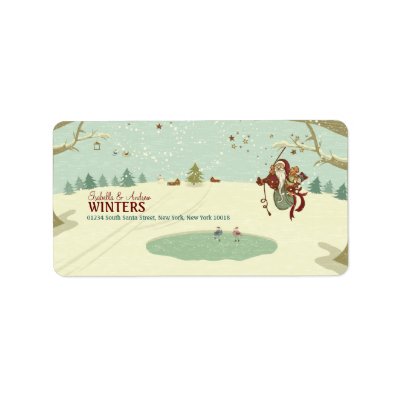 Tarzan Santa Address Label