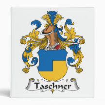 Taschner Family Crest 3 Ring Binder