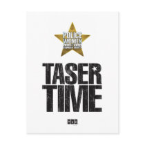 Taser Time Postcard