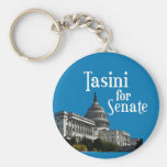 Tasini for Senate Campaign Keychain
