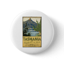 Tasmania Pinback Button