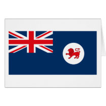 Tasmania Flag Greeting Card by FlagTshirts Tasmania Flag Greeting Card