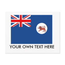 Tasmania Flag postcards