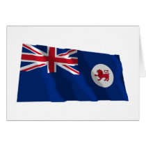 Tasmania Waving Flag cards by Vexillophile Tasmania Waving Flag cards