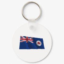 Tasmania Waving Flag keychains