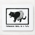 Tasmanian Devil in a Tutu mousepads by LiveSimply Tasmanian Devil in a Tutu mousepads