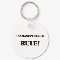 Tasmanian Devils Rule keychains