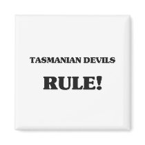 Tasmanian Devils Rule magnets