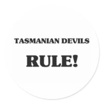 Tasmanian Devils Rule stickers