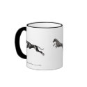 TASSE Azawakhs noir et blanc mugs