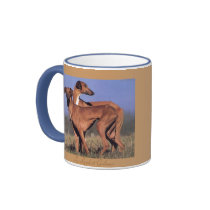 TASSE Deux Azawakhs mugs