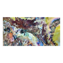 Tassili n’Ajjer National Park Sahara Desert Aerial Personalized Photo Card