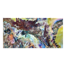 Tassili n’Ajjer National Park Sahara Desert Aerial Personalized Photo Card