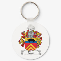 Tasso Family Crest keychains by coatsofarms Tasso Family Crest keychains