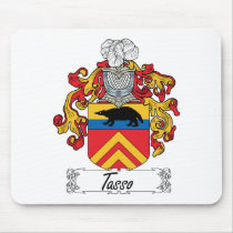 Tasso Family Crest mousepads by coatsofarms Tasso Family Crest mousepads