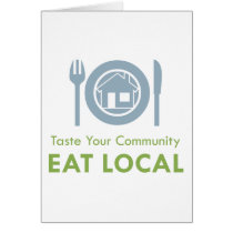 Taste Local Greeting Cards