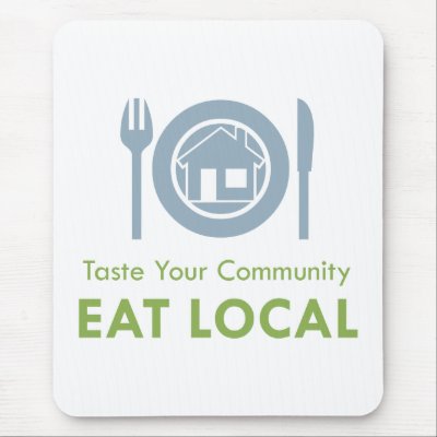 Taste Local Mouse Mat by evisionarts
