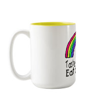 Taste The Rainbow Eat Crayons mugs by TeeZazzle Taste The Rainbow Eat Crayons mugs