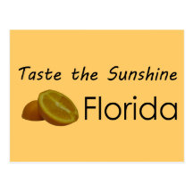 Taste the Sunshine Postcard