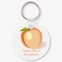 Tastes like a GA peach keychains