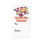 tastes like chicken labels