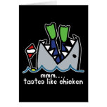 Tastes Like Chicken Greeting Card