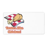 tastes like chicken labels