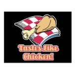 tastes like chicken postcards