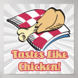 tastes like chicken posters