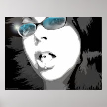 tasty art portrait posters