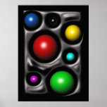 Tasty Dots In Black - Poster or Print