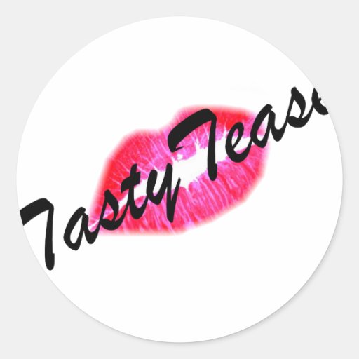 Tasty Tease Round Stickers