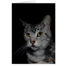 TAT CAT GREETING CARD